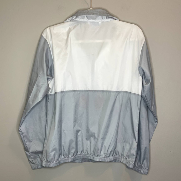 Columbia Windbreaker Jacket | Water Resistant | Retro Look | White Gray | Small - Picture 3 of 5